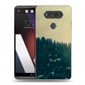 Дизайнерский пластиковый чехол для LG V20 лес