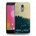 Дизайнерский силиконовый чехол для Lenovo K6 лес