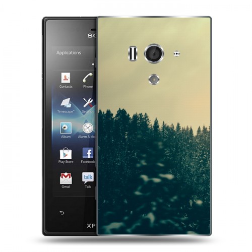 Дизайнерский пластиковый чехол для Sony Xperia acro S лес