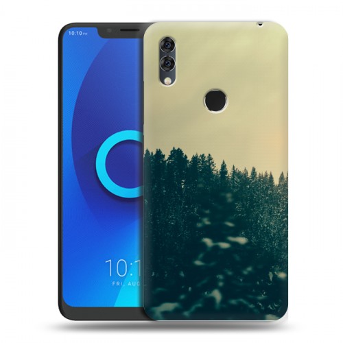 Дизайнерский силиконовый чехол для Alcatel 5V лес