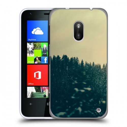 Дизайнерский пластиковый чехол для Nokia Lumia 620 лес