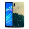 Дизайнерский пластиковый чехол для Huawei Y6 (2019) лес