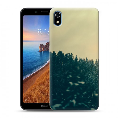 Дизайнерский силиконовый чехол для Xiaomi RedMi 7A лес