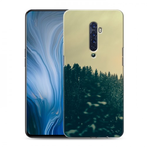 Дизайнерский пластиковый чехол для OPPO Reno2 Z лес