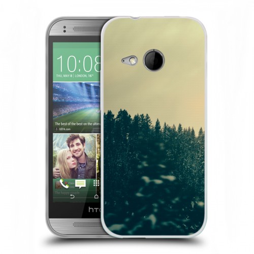 Дизайнерский пластиковый чехол для HTC One mini 2 лес