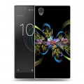 Дизайнерский пластиковый чехол для Sony Xperia L1 Абстракции Фрактал