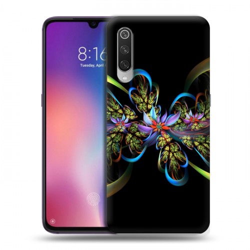 Дизайнерский силиконовый с усиленными углами чехол для Xiaomi Mi9 Абстракции Фрактал