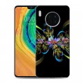 Дизайнерский пластиковый чехол для Huawei Mate 30 Абстракции Фрактал