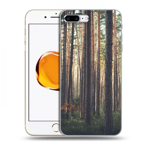 Дизайнерский силиконовый чехол для Iphone 7 Plus / 8 Plus лес