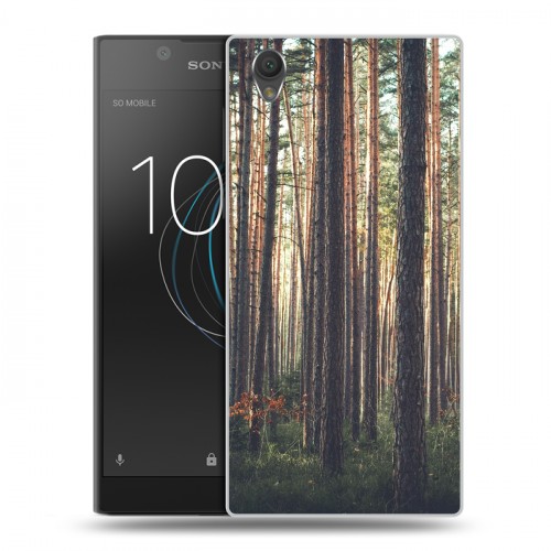 Дизайнерский пластиковый чехол для Sony Xperia L1 лес