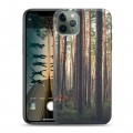 Дизайнерский пластиковый чехол для Iphone 11 Pro Max лес