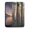 Дизайнерский силиконовый чехол для Nokia 1.3 лес