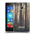 Дизайнерский пластиковый чехол для Microsoft Lumia 435 лес