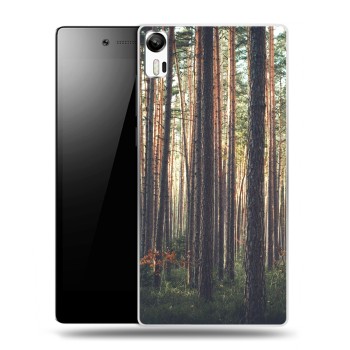 Дизайнерский силиконовый чехол для Lenovo Vibe Shot лес (на заказ)