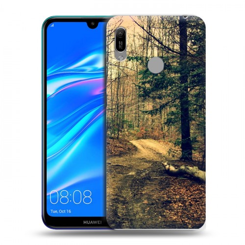 Дизайнерский пластиковый чехол для Huawei Y6 (2019) лес