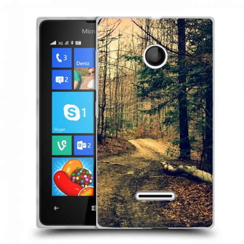 Дизайнерский пластиковый чехол для Microsoft Lumia 435 лес