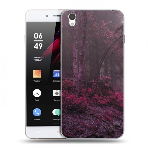 Дизайнерский пластиковый чехол для OnePlus X лес