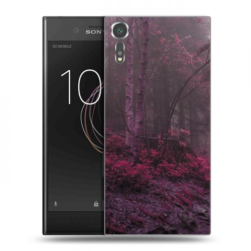 Дизайнерский пластиковый чехол для Sony Xperia XZs лес