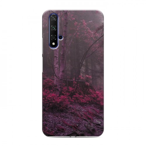 Дизайнерский силиконовый чехол для Huawei Honor 20 лес