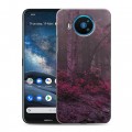 Дизайнерский силиконовый чехол для Nokia 8.3 лес