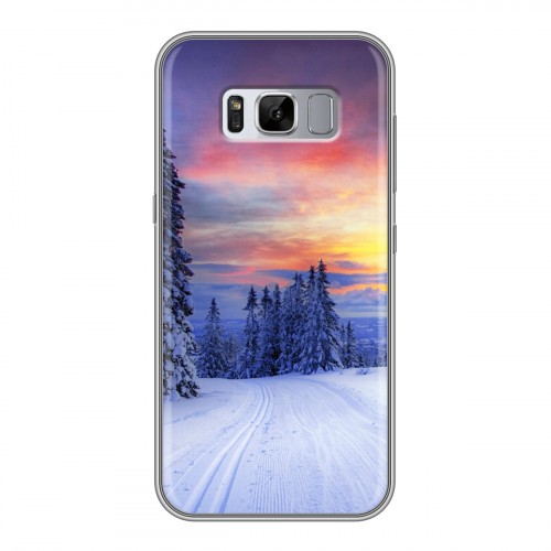 Дизайнерский силиконовый чехол для Samsung Galaxy S8 Plus лес