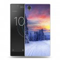 Дизайнерский пластиковый чехол для Sony Xperia L1 лес