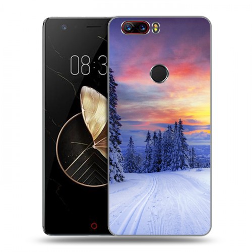 Дизайнерский пластиковый чехол для ZTE Nubia Z17 лес