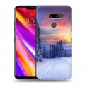 Дизайнерский пластиковый чехол для LG G8 ThinQ лес