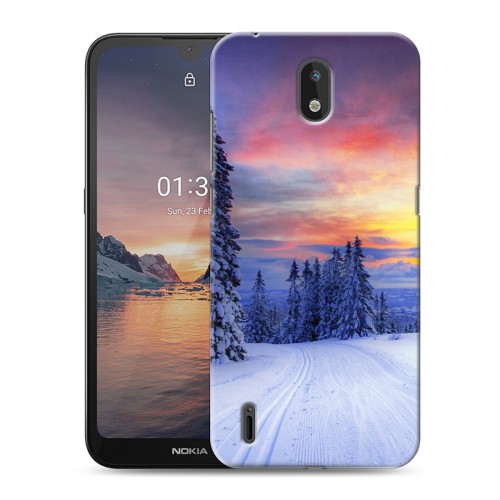 Дизайнерский силиконовый чехол для Nokia 1.3 лес