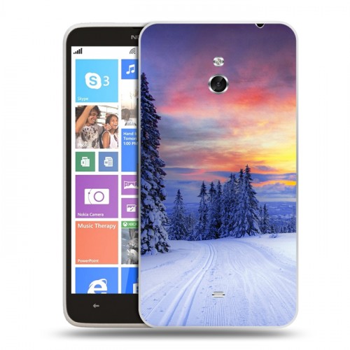 Дизайнерский пластиковый чехол для Nokia Lumia 1320 лес