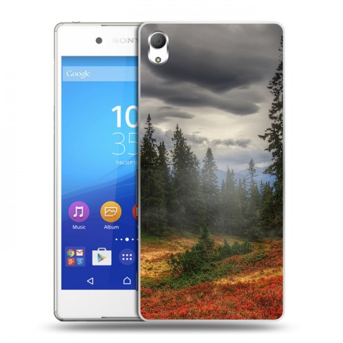 Дизайнерский пластиковый чехол для Sony Xperia Z3+ лес