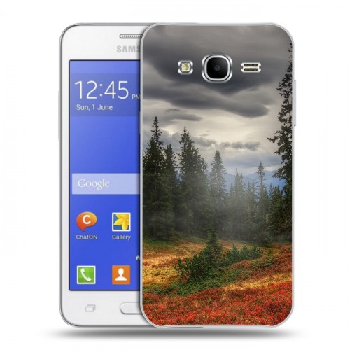 Дизайнерский пластиковый чехол для Samsung Galaxy J7 лес