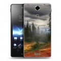 Дизайнерский пластиковый чехол для Sony Xperia TX лес