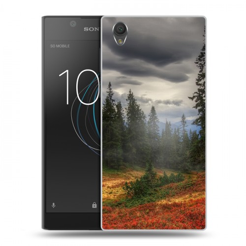 Дизайнерский пластиковый чехол для Sony Xperia L1 лес