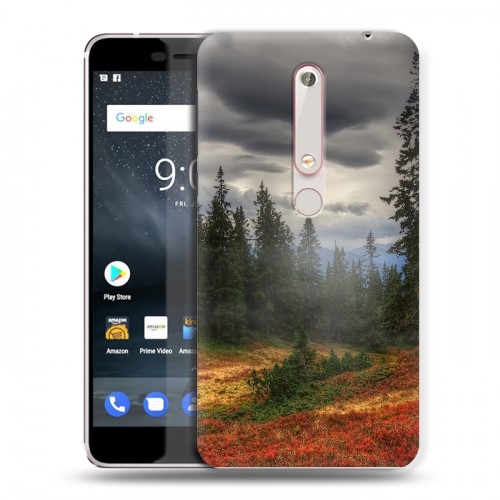 Дизайнерский пластиковый чехол для Nokia 6 (2018) лес