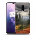 Дизайнерский пластиковый чехол для OnePlus 7 лес