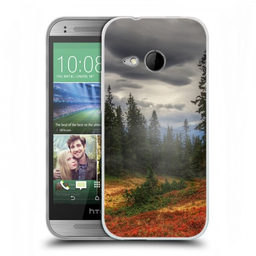 Дизайнерский пластиковый чехол для HTC One mini 2 лес