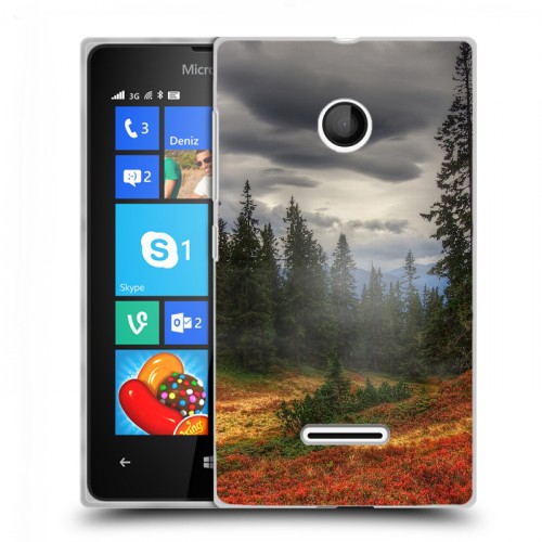 Дизайнерский пластиковый чехол для Microsoft Lumia 435 лес