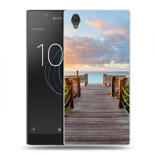 Дизайнерский пластиковый чехол для Sony Xperia L1 пляж