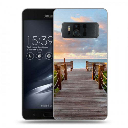 Дизайнерский силиконовый чехол для ASUS ZenFone AR пляж