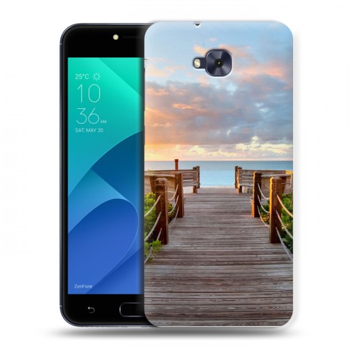 Дизайнерский пластиковый чехол для ASUS ZenFone 4 Selfie пляж