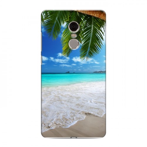Дизайнерский силиконовый чехол для Xiaomi RedMi Note 4 пляж