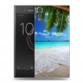 Дизайнерский пластиковый чехол для Sony Xperia XZs пляж