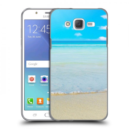 Дизайнерский пластиковый чехол для Samsung Galaxy J5 пляж