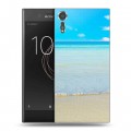 Дизайнерский пластиковый чехол для Sony Xperia XZs пляж