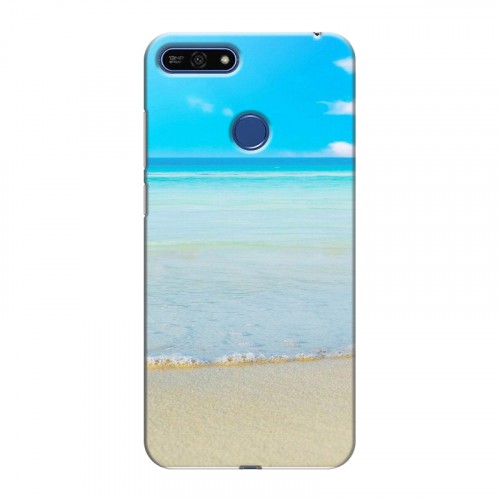 Дизайнерский силиконовый чехол для Huawei Honor 7A Pro пляж