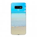 Дизайнерский пластиковый чехол для Samsung Galaxy S10 Plus пляж