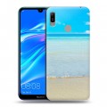 Дизайнерский пластиковый чехол для Huawei Y6 (2019) пляж