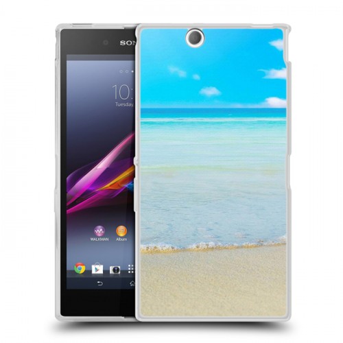 Дизайнерский пластиковый чехол для Sony Xperia Z Ultra  пляж