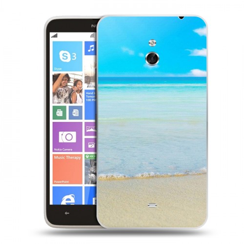 Дизайнерский пластиковый чехол для Nokia Lumia 1320 пляж